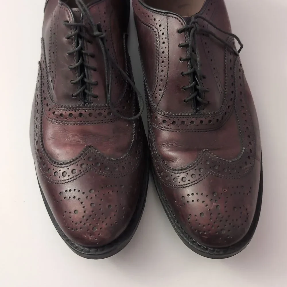 Allen Edmonds Mcallister Wingtip Oxford Dress Shoe Mens Size 9 D  Retail $450